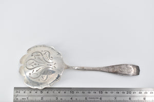 Sterling Silver Towle Pomona Pattern Pierced Serving Vegetable Server