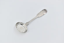 Load image into Gallery viewer, Sterling Silver Clark Coit &amp; Cargill Sugar Sifter Sieve Spoon