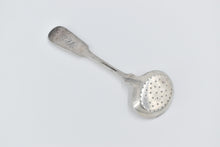 Load image into Gallery viewer, Sterling Silver Clark Coit &amp; Cargill Sugar Sifter Sieve Spoon