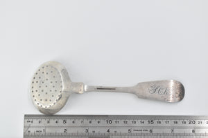 Sterling Silver Clark Coit & Cargill Sugar Sifter Sieve Spoon