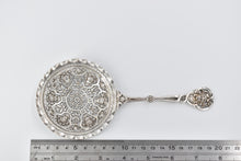 Load image into Gallery viewer, Sterling Silver Chinese Cast Filigree Nut Serving Spoon