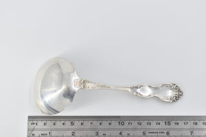 Sterling Silver Wallace La Reine Solid Gravy Ladle Spoon