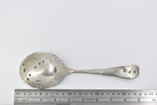 Load image into Gallery viewer, Sterling Silver Vintage Baroque Rococo Slotted Berry Spoon 8.75&quot;