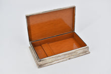 Load image into Gallery viewer, Sterling Silver Elaborate Siamese Elephant Battle Scene Wood Lined Box
