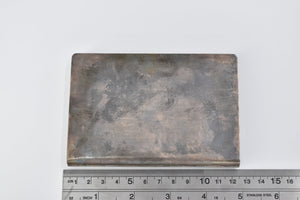 Sterling Silver 1950's Japanese Monogram Cigarette Case