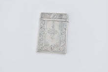 Load image into Gallery viewer, Coin Silver Victorian Monogrammed Engraved Cigarette Case