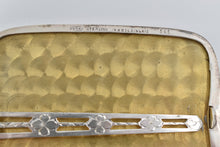 Load image into Gallery viewer, Sterling Silver 14k Gold Inlay Monogram Vintage Cigarette Case