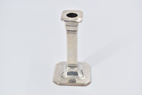 Sterling Silver 1910 Tiffany & Co Classical Column Weighted Candlestick