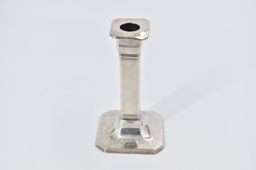 Sterling Silver 1910 Tiffany & Co Classical Column Weighted Candlestick