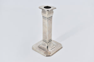 Sterling Silver 1910 Tiffany & Co Classical Column Weighted Candlestick