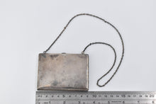 Load image into Gallery viewer, Sterling Silver Monogrammed Coin Purse Silk Lined Wallet Clutch
