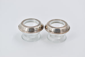 Sterling Silver B I Sterling Candle Stick Holder 2 pcs