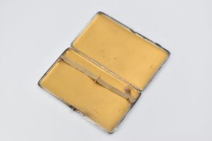 Sterling Silver 1916 Colen Hewer Cheshire Pinstripe Cigarette Case