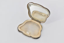 Load image into Gallery viewer, Sterling Silver Antique Italian Scroll Engraved Mirror Compact Powder Case