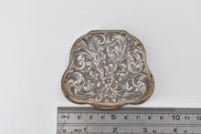 Load image into Gallery viewer, Sterling Silver Antique Italian Scroll Engraved Mirror Compact Powder Case