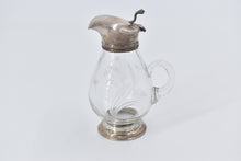Load image into Gallery viewer, Sterling Silver Frank M Whiting &amp; Co Cut Crystal Syrup Pitcher
