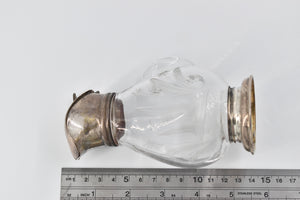Sterling Silver Frank M Whiting & Co Cut Crystal Syrup Pitcher