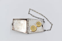 Load image into Gallery viewer, German Silver Antique Art Deco Ornate Coin Purse Chain Wallet