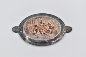 Silver Plated 1965 US Quarter B&M Sterling Mini Bowl Dish