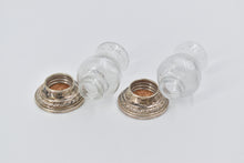 Load image into Gallery viewer, Sterling Silver Newport Quaker Hurricane Salt Pepper Shaker (2 pcs)