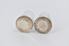 Load image into Gallery viewer, Sterling Silver Newport Quaker Hurricane Salt Pepper Shaker (2 pcs)