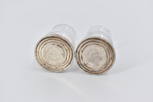 Sterling Silver Newport Quaker Hurricane Salt Pepper Shaker (2 pcs)