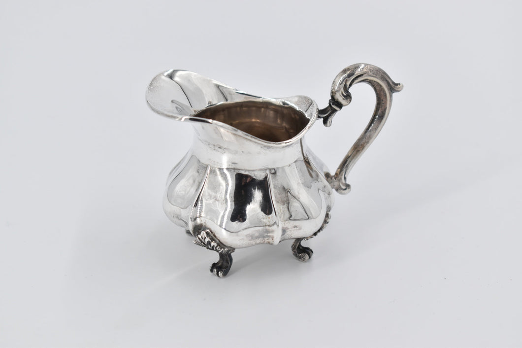 800 Silver Italian Ornate Creamer Tea Coffee