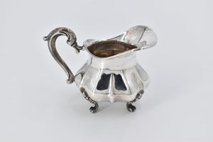 800 Silver Italian Ornate Creamer Tea Coffee