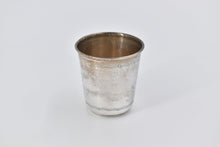 Load image into Gallery viewer, 800 Silver Leaf Berry Engraved Vine Baby Cup Monogrammable