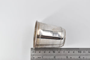 800 Silver Leaf Berry Engraved Vine Baby Cup Monogrammable