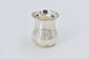 Sterling Silver Monogrammed Whiting Silver Ornate Cup