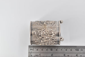 900 Silver 1924-1943 Holland Ornate Repousse Footed Cup