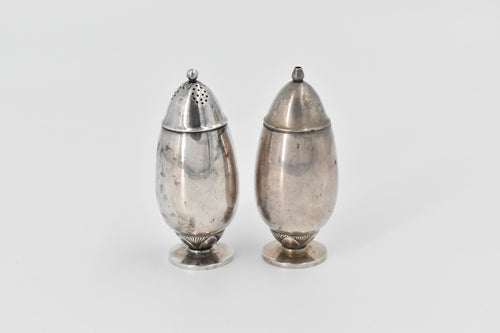 Sterling Silver Georg Jensen Cactus Salt & Pepper Shaker 629 C (2pcs)