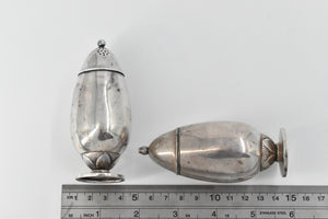 Sterling Silver Georg Jensen Cactus Salt & Pepper Shaker 629 C (2pcs)