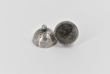 Load image into Gallery viewer, Sterling Silver Acorn Ornate Unique Salt Pepper Shaker