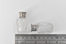 Load image into Gallery viewer, Sterling Silver Mother of Pearl Cut Crystal Salt &amp; Pepper Shaker (2 pcs)