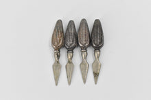 Load image into Gallery viewer, Sterling Silver Antique Sterling Corn Cob Holders Spikes (4 pcs)