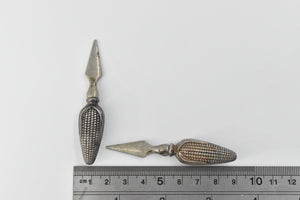 Sterling Silver Antique Sterling Corn Cob Holders Spikes (4 pcs)