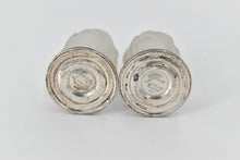 Load image into Gallery viewer, Sterling Silver La Pierre Frosted Glass Tulip Salt Pepper Shaker (2 pcs)