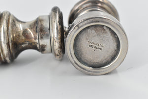 Sterling Silver Tiffany & Co Mid Century Salt Shaker Pepper Mill (2 pcs)