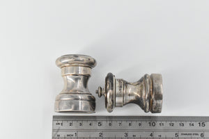 Sterling Silver Tiffany & Co Mid Century Salt Shaker Pepper Mill (2 pcs)