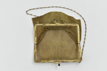 Load image into Gallery viewer, Sterling Silver Whiting &amp; Davis Co Soldered Mesh Vermeil Purse Hand Bag