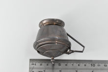 Load image into Gallery viewer, Sterling Silver 1936 George Boot Cobalt Glass Lidded Salt Cellar