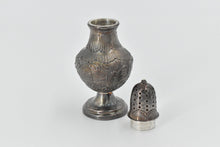 Load image into Gallery viewer, Sterling Silver Holland Ornate Scroll Design Windmill Salt Shaker