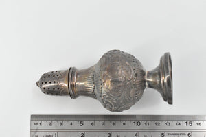 Sterling Silver Holland Ornate Scroll Design Windmill Salt Shaker