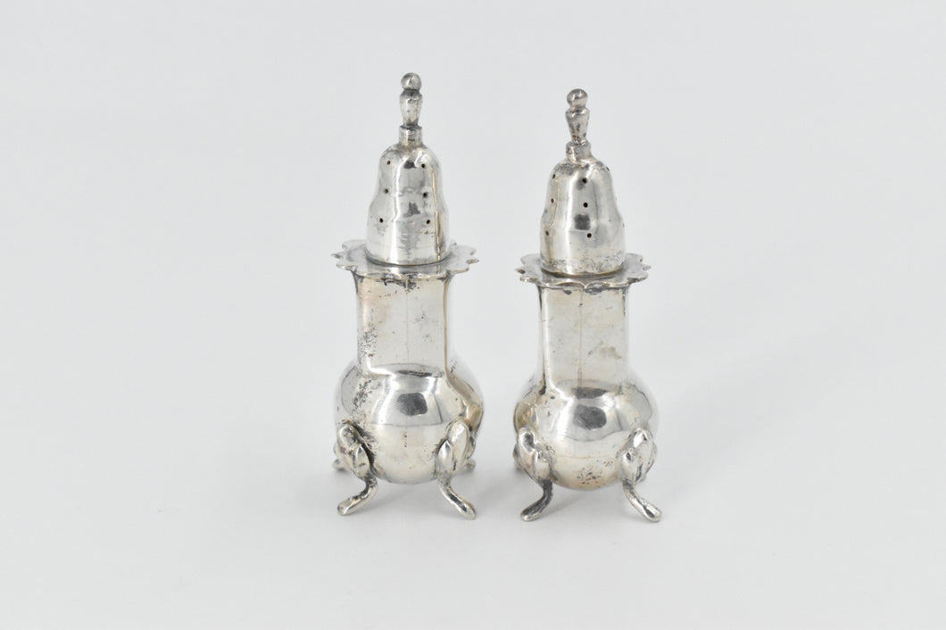 Sterling Silver Sanborns Mexico Ornate Hand Made Salt Pepper Shaker