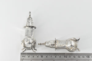 Sterling Silver Sanborns Mexico Ornate Hand Made Salt Pepper Shaker