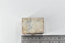 Load image into Gallery viewer, Sterling Silver Square Vintage Hand Made Trinket Pill Box