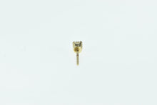 Load image into Gallery viewer, 14K Classic Single Diamond Solitaire Round Stud Earring Yellow Gold