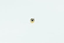 Load image into Gallery viewer, 10K Classic Round Sphere Ball Single Vintage Earring Yellow Gold